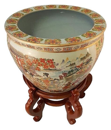 wholesale oriental fish bowl planters.